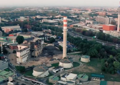 Monitoring of controlled demolition, Sesto San Giovanni, Italy