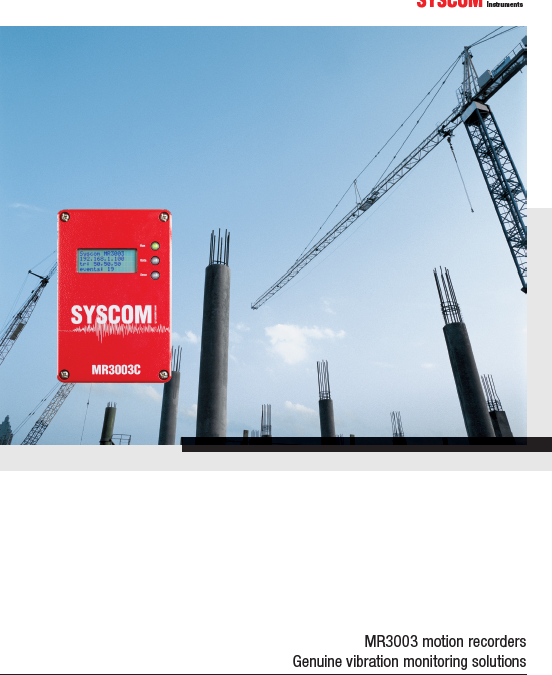 MR3003 Product Line Brochure