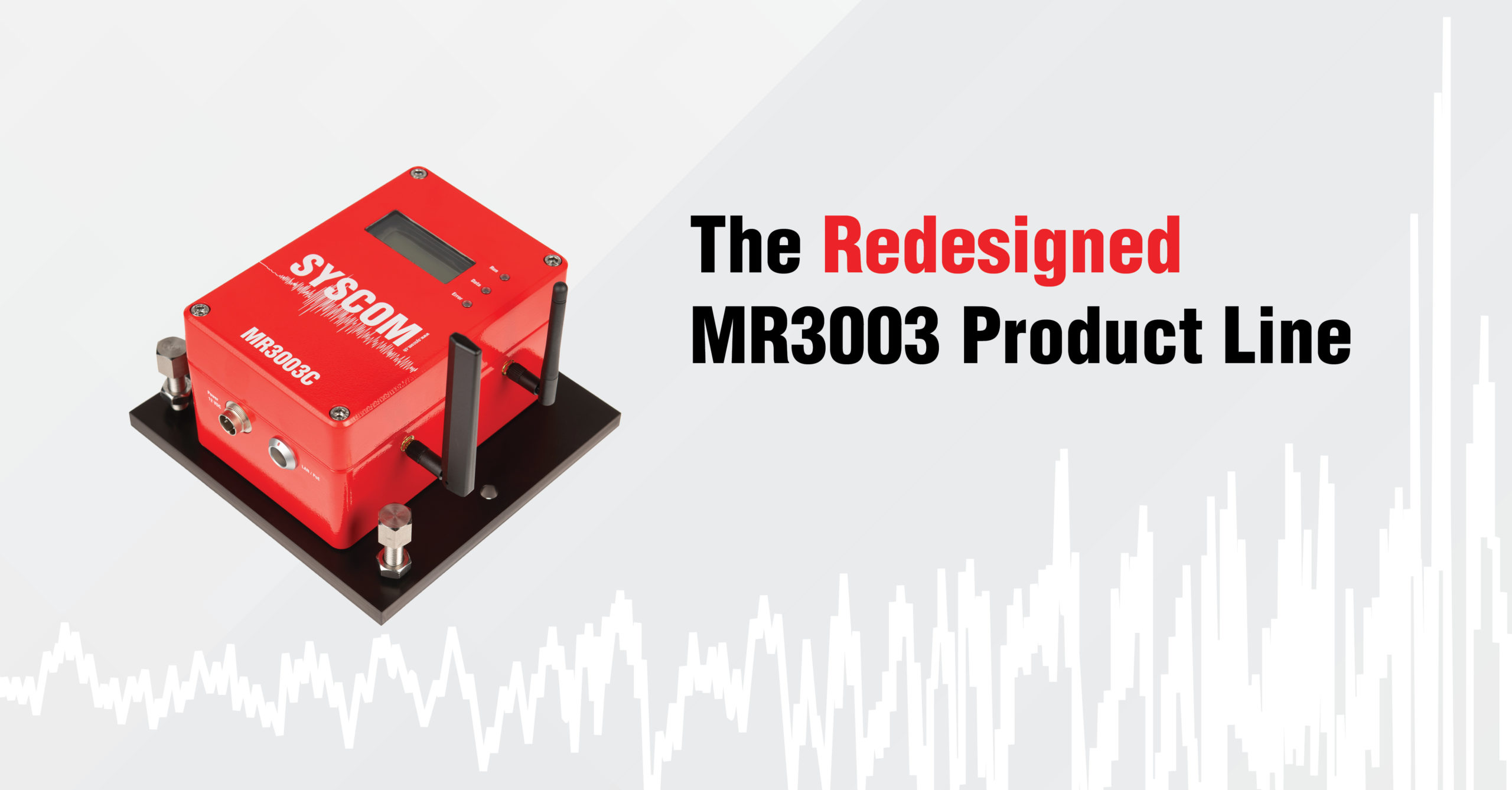 Leader in vibration and seismic monitoring devices launches redesigned flagship motion recording product line