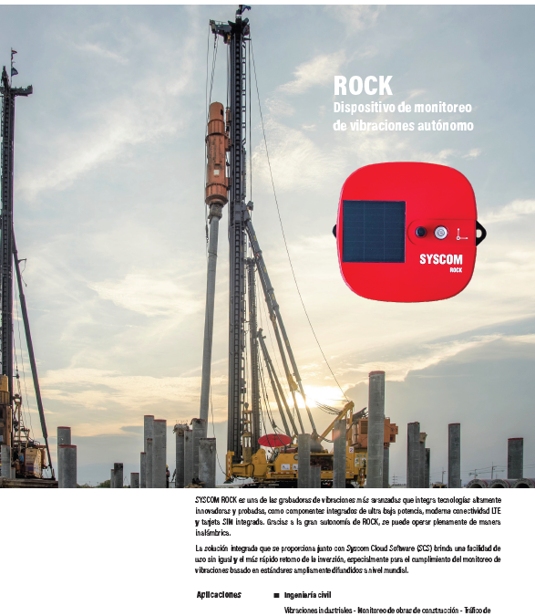 Datasheet ROCK Spanish