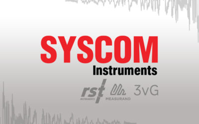 Syscom Instruments joins RST Instruments/Measurand/3vGeomatics