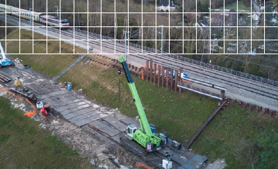 Vibration monitoring, Perdreauville (78), France