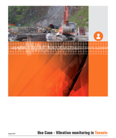 Vibration monitoring in tunnels
